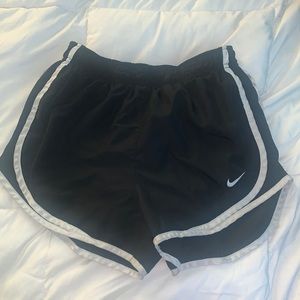 Black athletic Nike shorts